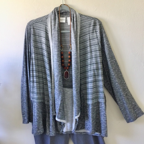 Chico's Sweaters - Chico’s Zenergy Cardigan Shawl Collar Jacket XL